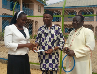 PMS constructs playground for Holy Family Schools, Sokoto