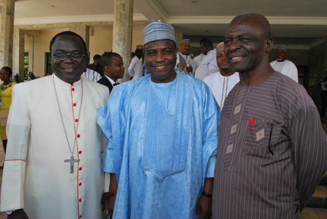 Bishop Kukah, Governor Tambuwal, Mr Othalike