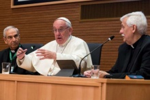 Be 'men for others', not wrapped up in clericalism, Francis tells Jesuits