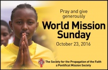 The Universal Church celebrates Mission Sunday 2016