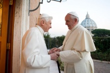 Pope Francis Makes Christmas Visit to Pope Emeritus Benedict XVI
