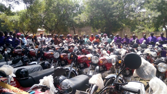 Sokoto Diocese distributed 50 motorcycles to her Catechists.