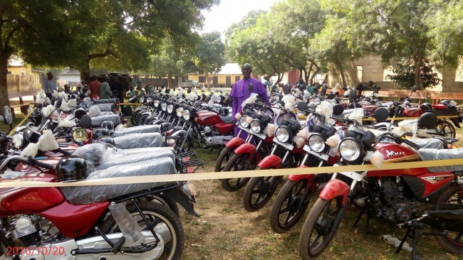 Sokoto Diocese distributed 50 motorcycles to her Catechists.