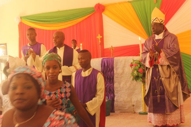 Bishop Kukah dedicates St. Thomas' Chaplaincy of Federal Polytechnic, Kaura Namoda