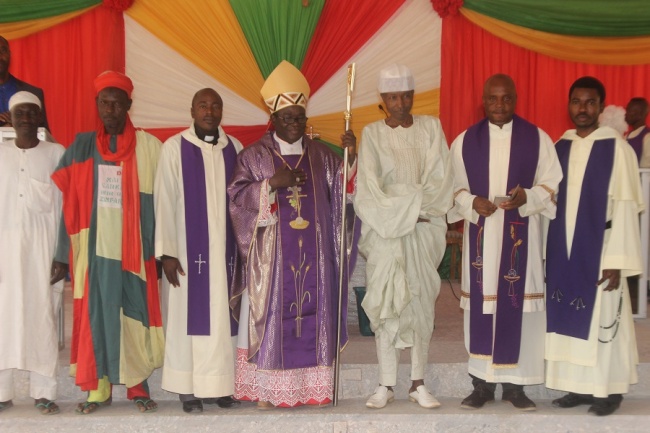 Bishop Kukah dedicates St. Thomas' Chaplaincy of Federal Polytechnic, Kaura Namoda