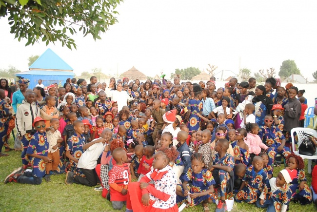 Photos: Bishop Matthew Kukah celebrates boxing day 2016 with Holy Childhood Association (HCA) members