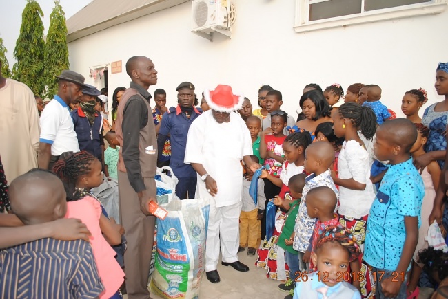 Photos: Bishop Matthew Kukah celebrates boxing day 2016 with Holy Childhood Association (HCA) members