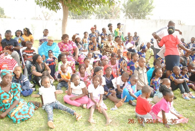 Photos: Bishop Matthew Kukah celebrates boxing day 2016 with Holy Childhood Association (HCA) members