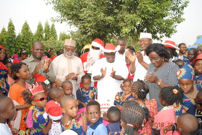 Photos: Bishop Matthew Kukah celebrates boxing day 2016 with Holy Childhood Association (HCA) members