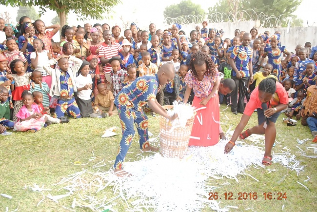 Photos: Bishop Matthew Kukah celebrates boxing day 2016 with Holy Childhood Association (HCA) members