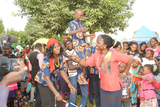 Photos: Bishop Matthew Kukah celebrates boxing day 2016 with Holy Childhood Association (HCA) members