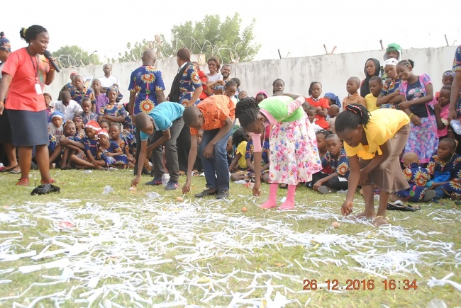 Photos: Bishop Matthew Kukah celebrates boxing day 2016 with Holy Childhood Association (HCA) members