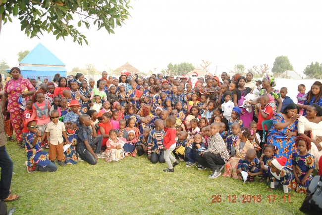 Photos: Bishop Matthew Kukah celebrates boxing day 2016 with Holy Childhood Association (HCA) members