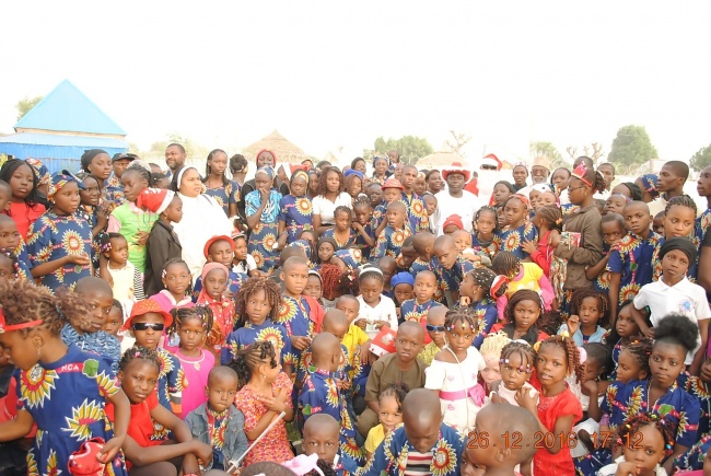 Photos: Bishop Matthew Kukah celebrates boxing day 2016 with Holy Childhood Association (HCA) members