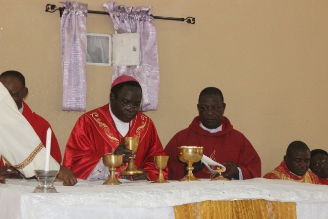 Bishop Kukah dedicates new church in President Buhari's hometown