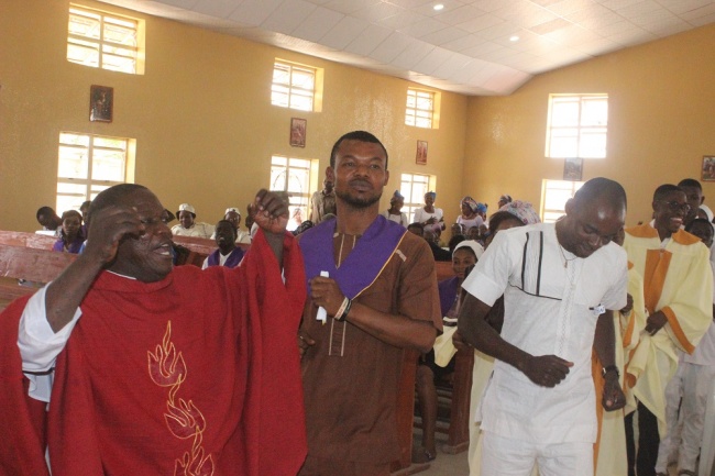 Bishop Kukah dedicates new church in President Buhari's hometown