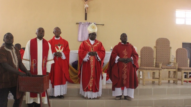 Bishop Kukah dedicates new church in President Buhari's hometown