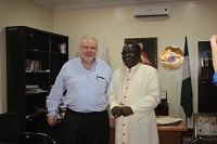 USAID Mission Director Mr. Haykin visits Bishop Kukah