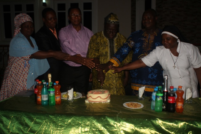 Cutting of Birthday Cake