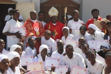 Bishop Kukah confirms 213, commissions 64 lectors.