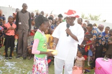 Photos: Bishop Kukah celebrates boxing day 2016 with Holy Childhood Association (HCA) members