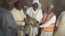 Bishop Kukah visits IDP in Gandi, Donates Relieve Items